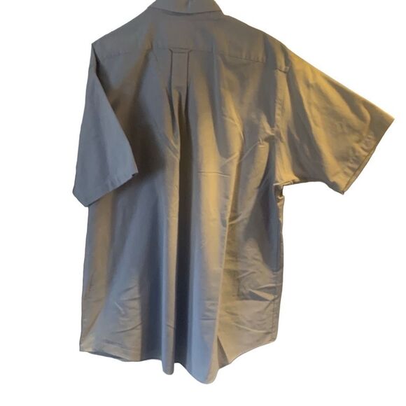 Pre Owned Men’s Barrington Short Sleeve Button Up Shirt Sz 18 Casual Comfort - Picture 4 of 10